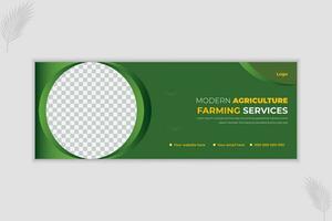 Rasen Gartenarbeit und Landwirtschaft Dienstleistungen Netz Banner Design Vorlage vektor