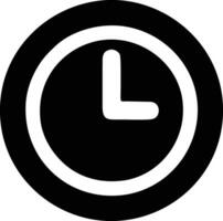 Uhr Symbol Symbol Design Bild. Illustration von das Alarm Uhr Zeit isoliert Vektor Bild. eps 10