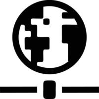 klot planet jord ikon symbol bild vektor
