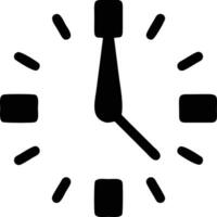 Uhr Symbol Symbol Design Bild. Illustration von das Alarm Uhr Zeit isoliert Vektor Bild. eps 10