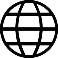 Globus Planet Erde Symbol Symbol Vektor Bild