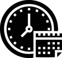 Uhr Symbol Symbol Design Bild. Illustration von das Alarm Uhr Zeit isoliert Vektor Bild. eps 10