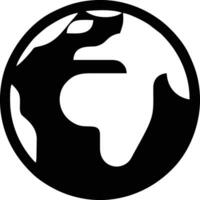 Globus Planet Erde Symbol Symbol Vektor Bild