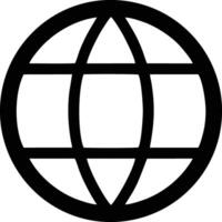 Globus Planet Erde Symbol Symbol Bild Vektor