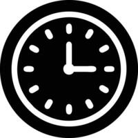 Uhr Symbol Symbol Design Bild. Illustration von das Alarm Uhr Zeit isoliert Vektor Bild. eps 10