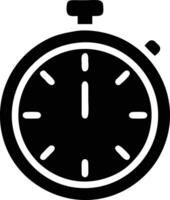 Uhr Symbol Symbol Design Bild. Illustration von das Alarm Uhr Zeit isoliert Vektor Bild. eps 10