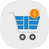 Shopping-Vektor-Icon-Design vektor