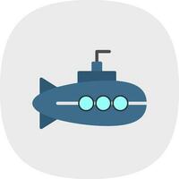 U-Boot-Vektor-Icon-Design vektor