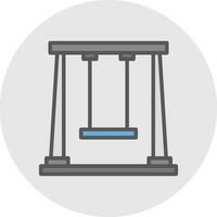 Swing-Vektor-Icon-Design vektor