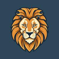 lejon symbol söt lejon tecknad serie vektor