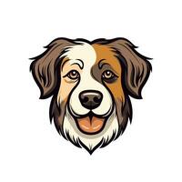 Hund Vektor süß Hund Karikatur Symbol