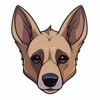 Hund Vektor süß Hund Karikatur Symbol