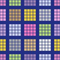 färgrik pixel sömlös mönster vektor