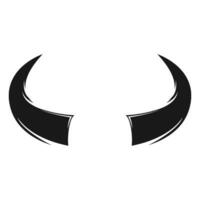 Stier Hörner Symbol Vektor