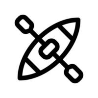 Kajak Symbol. Vektor Symbol zum Ihre Webseite, Handy, Mobiltelefon, Präsentation, und Logo Design.