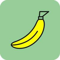 Bananen-Vektor-Icon-Design vektor