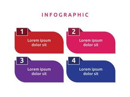 Vektor leer Geschäft Diagramm Infografiken Vorlage Element Design Diagramm Schritt durch Schritt