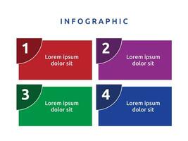 Vektor leer Geschäft Diagramm Infografiken Vorlage Element Design Diagramm Schritt durch Schritt