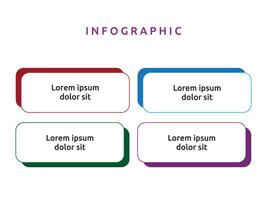 vektor tom företag diagram infographics mall element design Diagram steg förbi steg