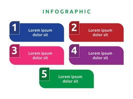 vektor tom företag diagram infographics mall element design Diagram steg förbi steg