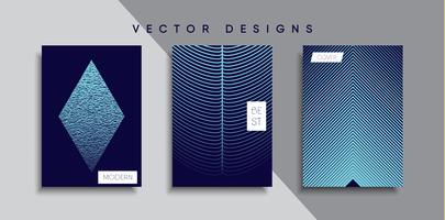 Minimal vektor täckdesign. Framtida affischmall