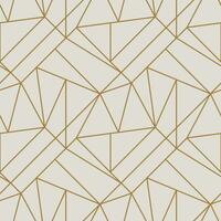 vintage art deco nahtloses muster. Strichzeichnungen geometrische Goldformen. moderne Ornamente-Vektor-Illustration. gatsby retro eleganter hintergrund für stoff, tapeten oder verpackung vektor