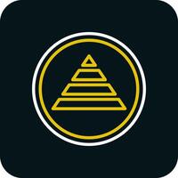 Pyramide Vektor Symbol Design