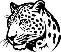 Leopard, minimalistisch und einfach Silhouette - - Vektor Illustration