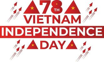 fri vietnam oberoende dag vektor baner