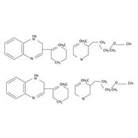 Linie Kunst chemisch Formel isoliert dünn Linie Biochemie Struktur. vektor