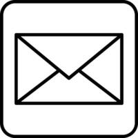 Symbol für die E-Mail-Leitung vektor