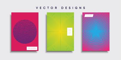 Minimale Vector-Cover-Designs. Zukünftige Plakatschablone vektor