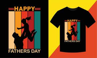 kreativ tolle retro oder Jahrgang t Hemd Design ,Glücklich Väter Tag vektor