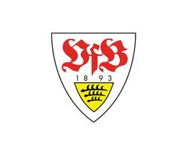 Stuttgart klubb symbol logotyp fotboll bundesliga Tyskland abstrakt design vektor illustration