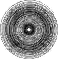 konzentrisch Ringe Kreise Muster abstrakt einfarbig Element Wirbel Whirlpool vektor