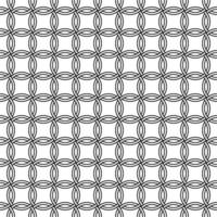 sömlös maska mönster runda ringar sammanflätade kedja post cirklar vektor
