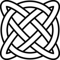 celtic Knut symbol evig liv oändlighet amulett symbol livslängd hälsa vektor