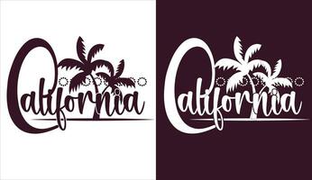 Kalifornien Beste Surfen Strand T-Shirt Design Vektor Kunst.