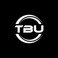 tbu Logo Design, Inspiration zum ein einzigartig Identität. modern Eleganz und kreativ Design. Wasserzeichen Ihre Erfolg mit das auffällig diese Logo. vektor