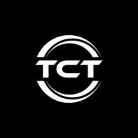 tct Logo Design, Inspiration zum ein einzigartig Identität. modern Eleganz und kreativ Design. Wasserzeichen Ihre Erfolg mit das auffällig diese Logo. vektor