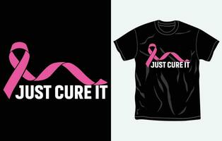 bröst cancer medvetenhet månad t-shirt design, citat, oktober rosa cancer t-shirt, typografi tshirt vektor grafisk, bakgrund, mugg, klistermärke, fullt redigerbar och tryckbar vektor mall.