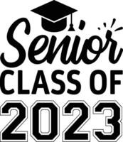 senior klass av 2023-2 vektor