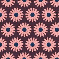 Blumen- Hintergrund Blumen- Muster Design vektor