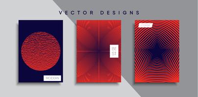 Minimale Vector-Cover-Designs. Zukünftige Plakatschablone vektor