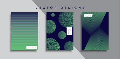 Minimal vektor täckdesign. Framtida affischmall