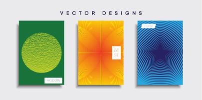 Minimale Vector-Cover-Designs. Zukünftige Plakatschablone vektor