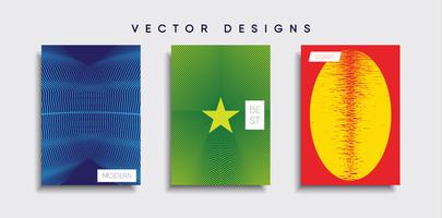 Minimale Vector-Cover-Designs. Zukünftige Plakatschablone vektor