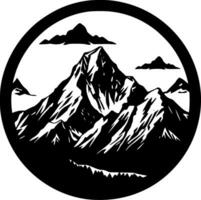 Berge - - hoch Qualität Vektor Logo - - Vektor Illustration Ideal zum T-Shirt Grafik