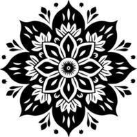 mandala, minimalistisch und einfach Silhouette - - Vektor Illustration