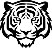 Tiger - - minimalistisch und eben Logo - - Vektor Illustration